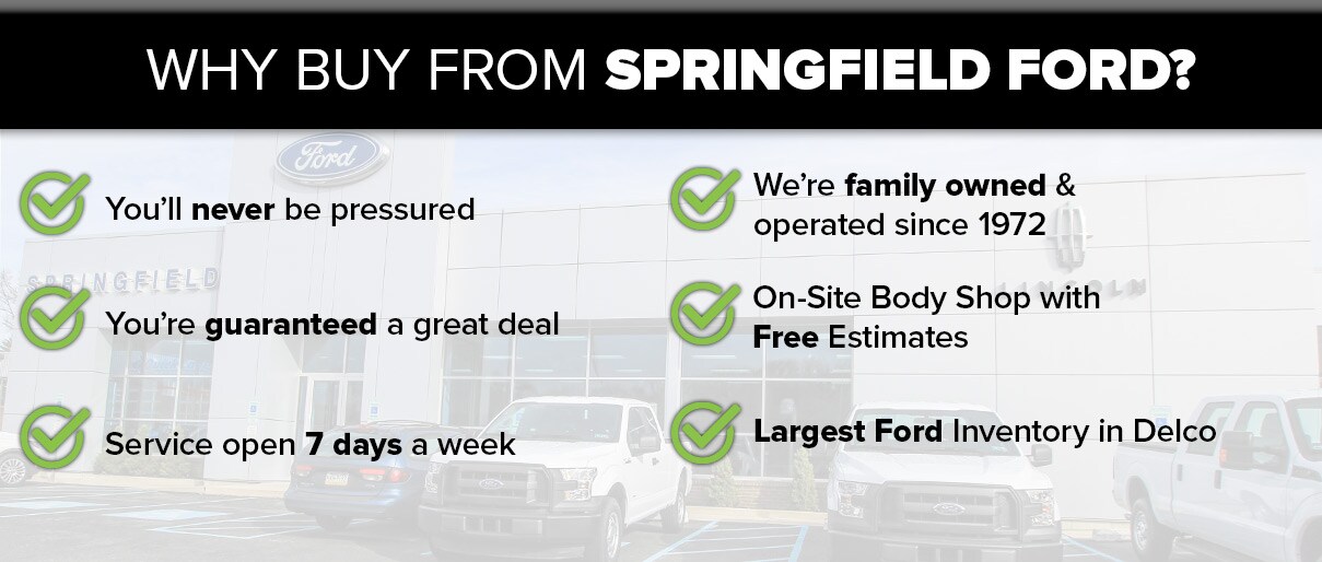 Why Buy from Springfield Ford Lincoln