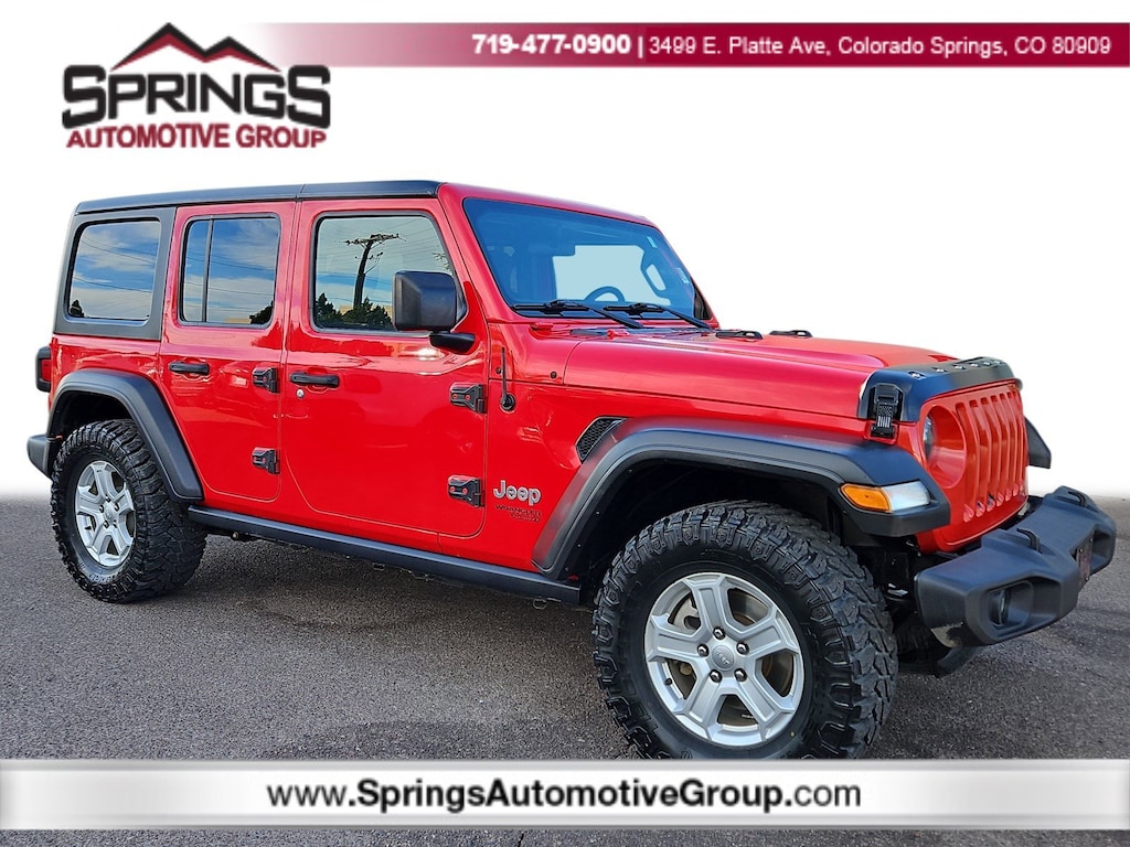 Used 2020 Jeep Wrangler Unlimited Sport S Convertible