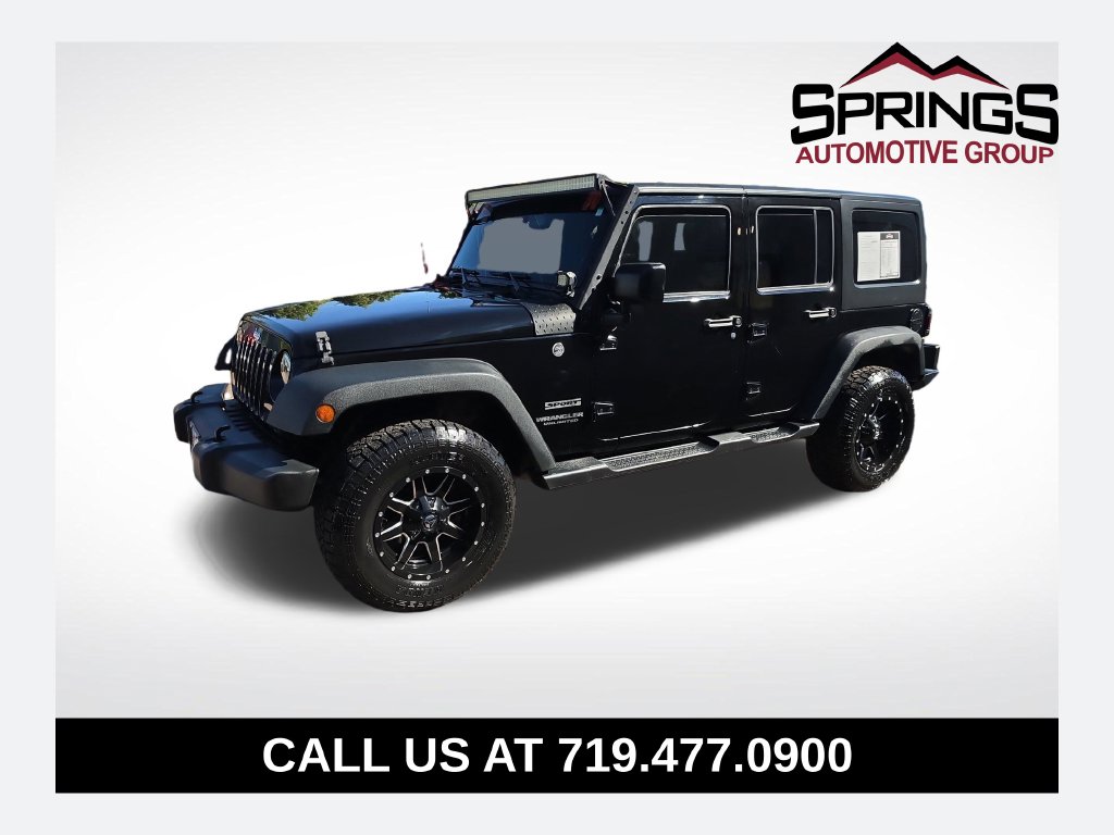Used 2017 Jeep Wrangler JK Unlimited Sport 4x4 SUV