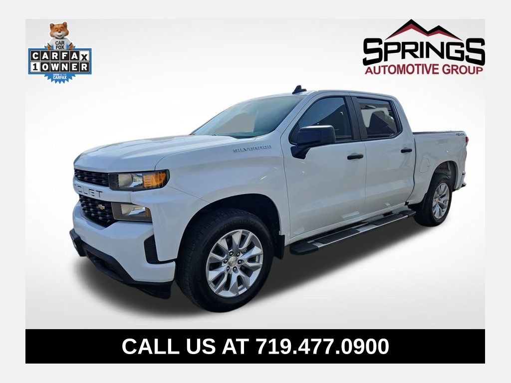 Used 2020 Chevrolet Silverado 1500 Silverado Custom Truck Crew Cab