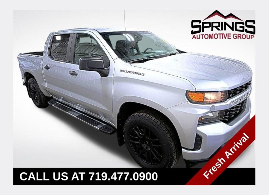 Used 2019 Chevrolet Silverado 1500 Silverado Custom Truck Crew Cab