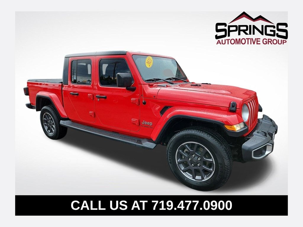 Used 2021 Jeep Gladiator Overland Truck Crew Cab