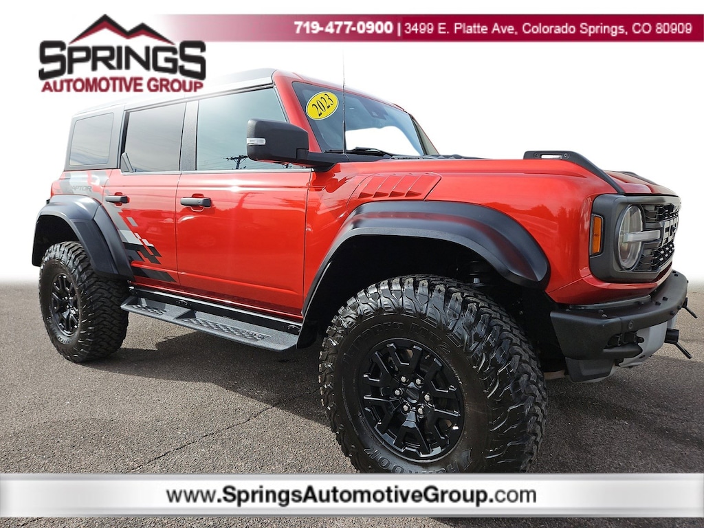 Used 2023 Ford Bronco Raptor Convertible