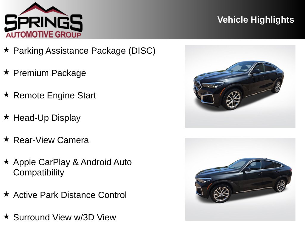 Used 2023 BMW X6 xDrive40i Sports Activity Coupe