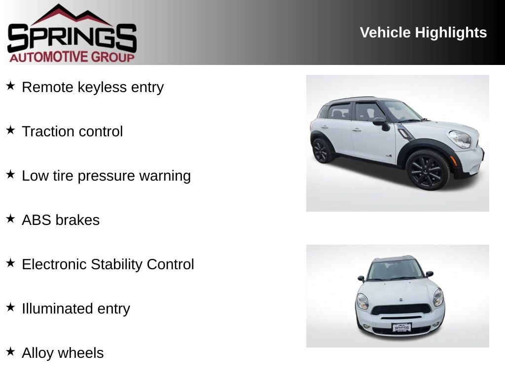 Used 2013 MINI Countryman Cooper S SUV