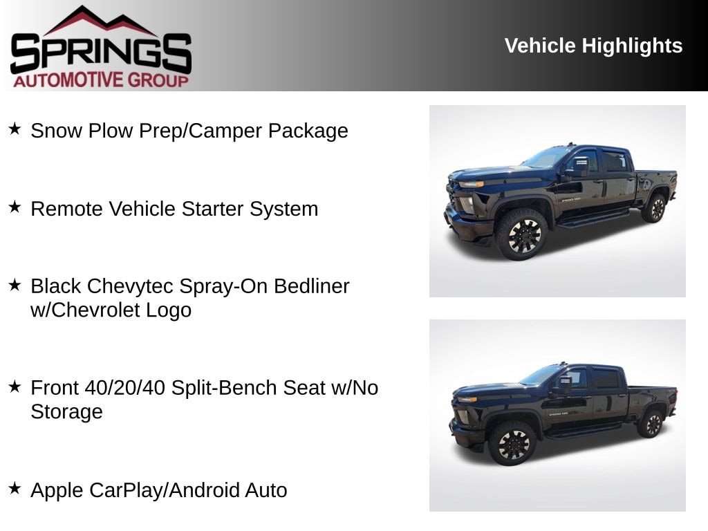 Used 2020 Chevrolet Silverado 2500HD Custom Truck Crew Cab