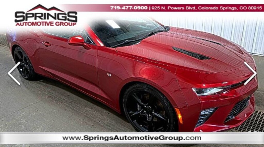 Used 2018 Chevrolet Camaro 2SS Coupe