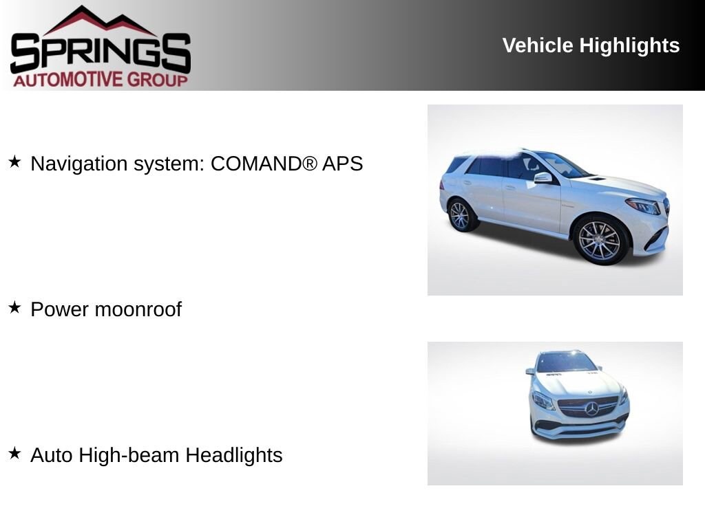 Used 2017 Mercedes-Benz AMG GLE 63 4MATIC SUV