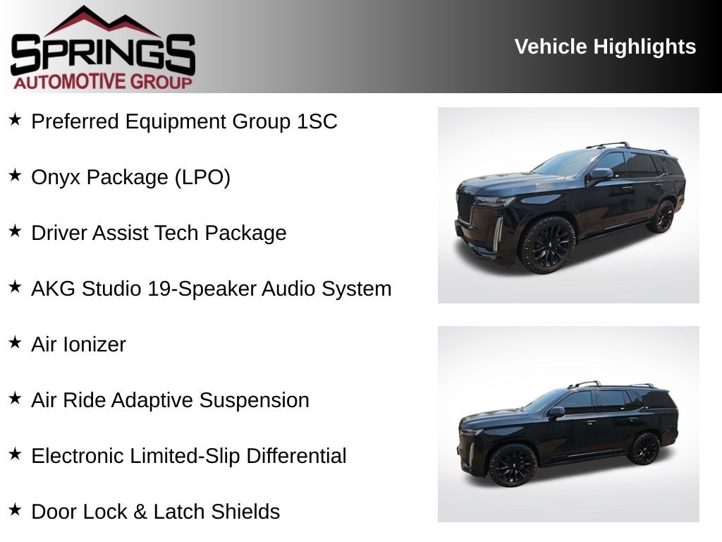 Used 2021 CADILLAC Escalade Sport 4x4 SUV