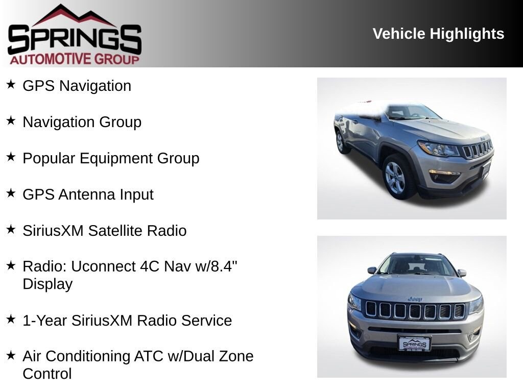 Used 2018 Jeep Compass Latitude 4x4 SUV