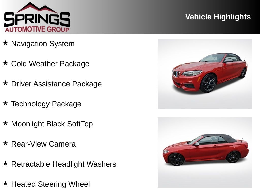 Used 2016 BMW M235i xDrive Convertible