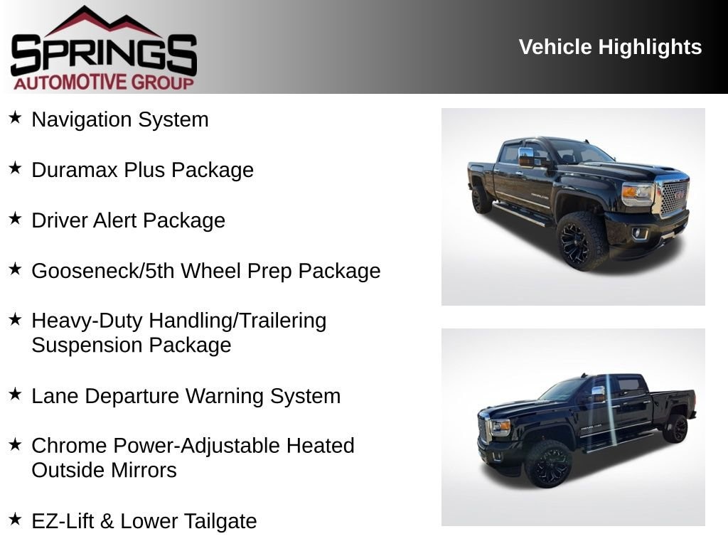 Used 2017 GMC Sierra 2500HD Denali Truck Crew Cab