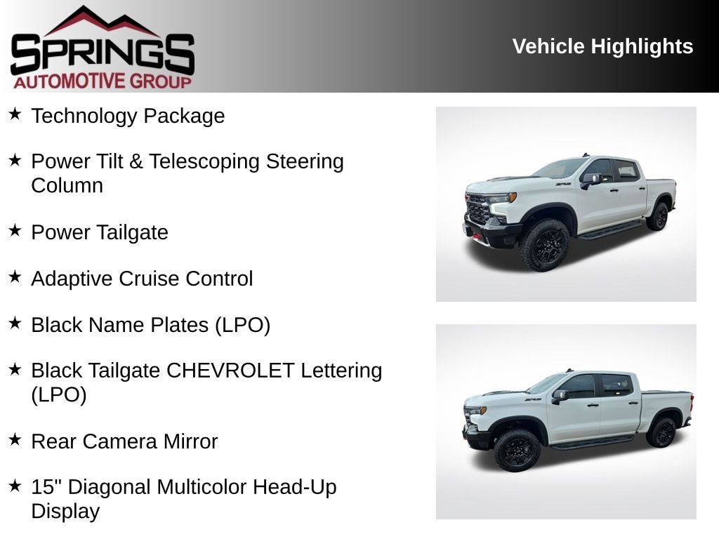 Used 2023 Chevrolet Silverado 1500 ZR2 Truck Crew Cab