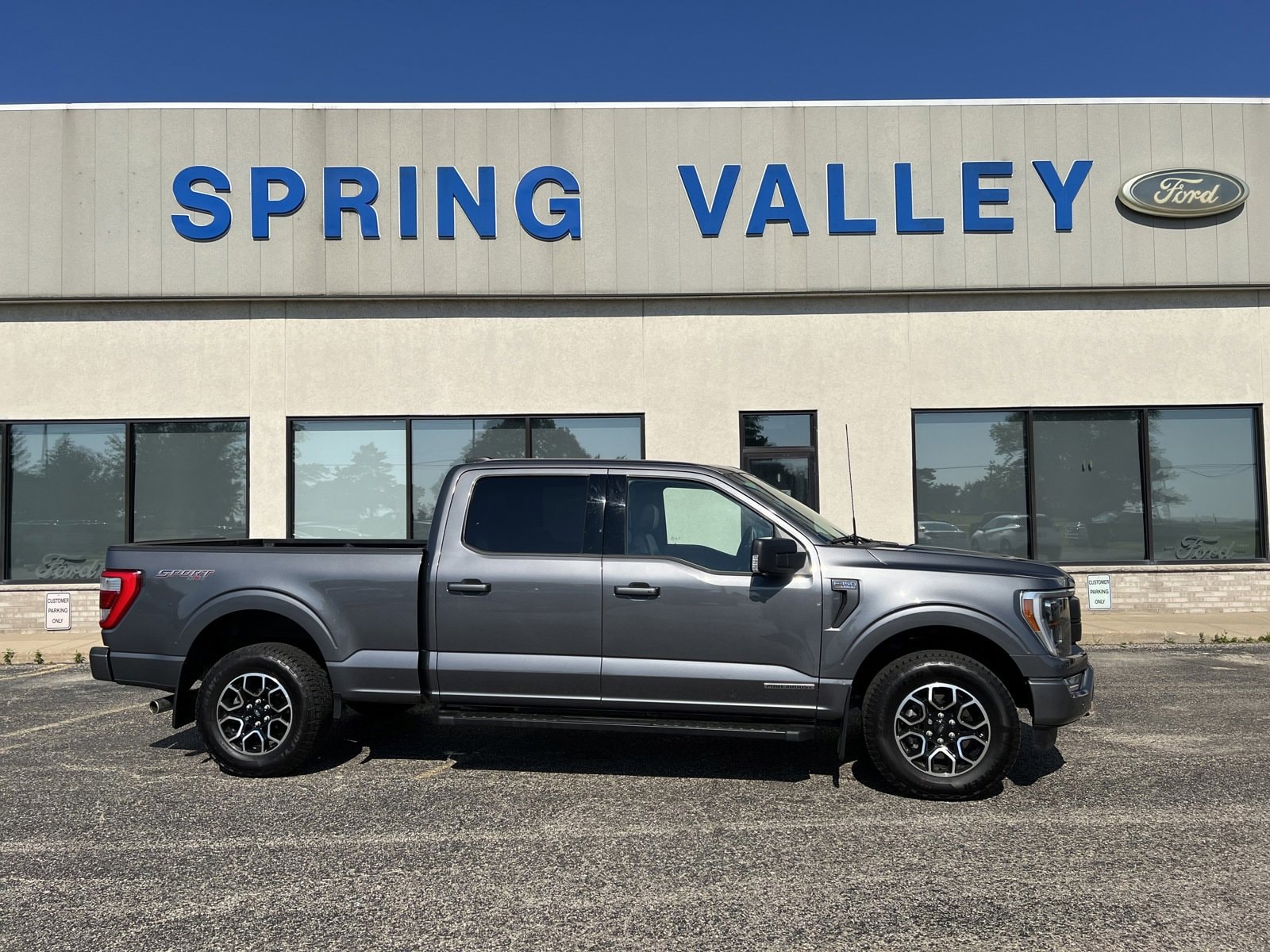 Used 2023 Ford F-150 Lariat with VIN 1FTFW1ED4PFC04558 for sale in Spring Valley, IL