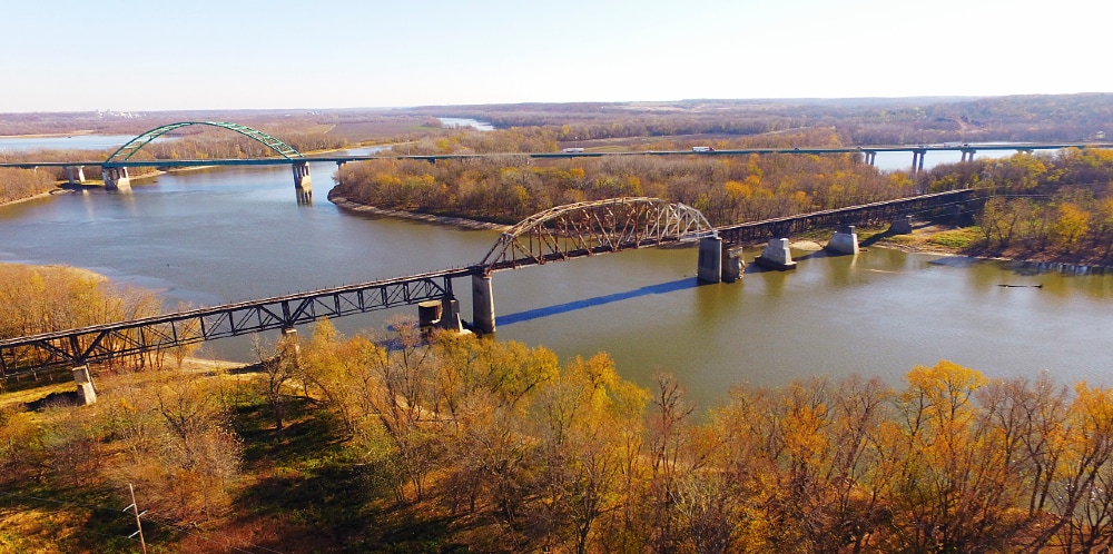 View Of Illinois River, IL