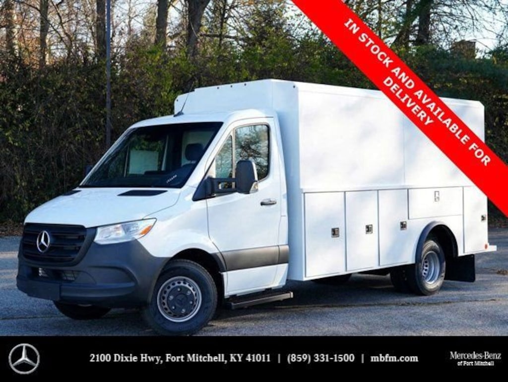 Used 2023 Mercedes-Benz Sprinter 3500XD Standard Roof 4-Cyl Diesel HO Service Body