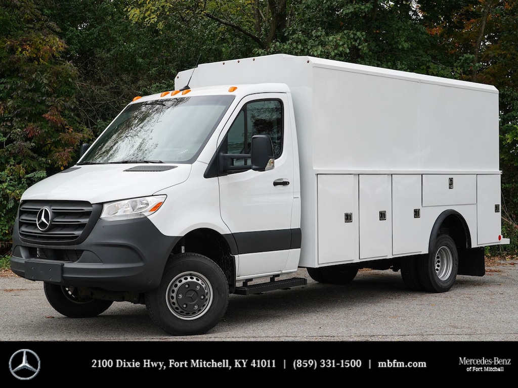 Used 2023 Mercedes-Benz Sprinter 3500XD Service Body Standard Roof 4-Cyl Diesel HO Service Body