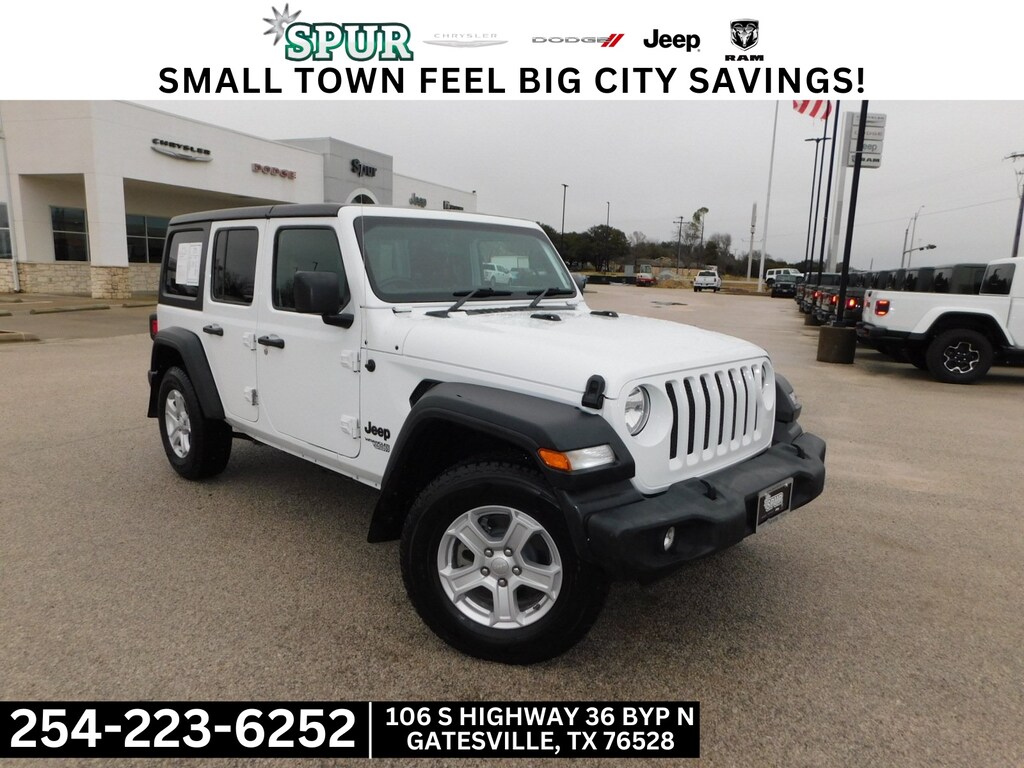 Used 2021 Jeep Wrangler Unlimited Sport RHD For Sale Gatesville TX