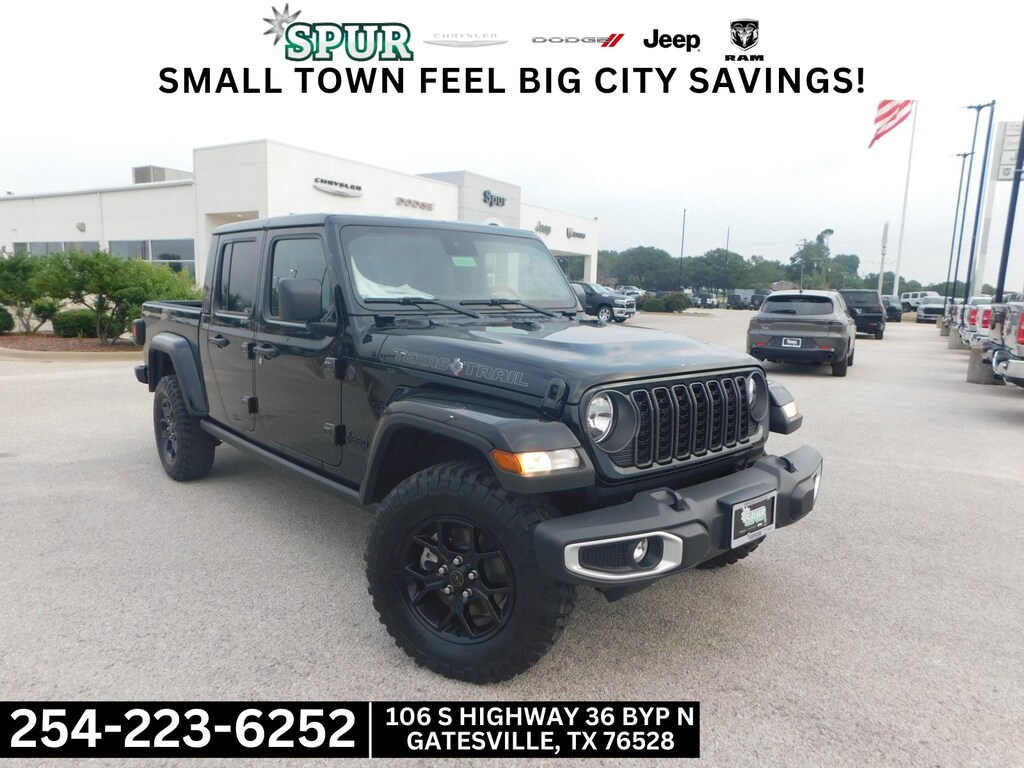 New 2024 Jeep Gladiator TEXAS TRAIL 4X4 For Sale Gatesville TX