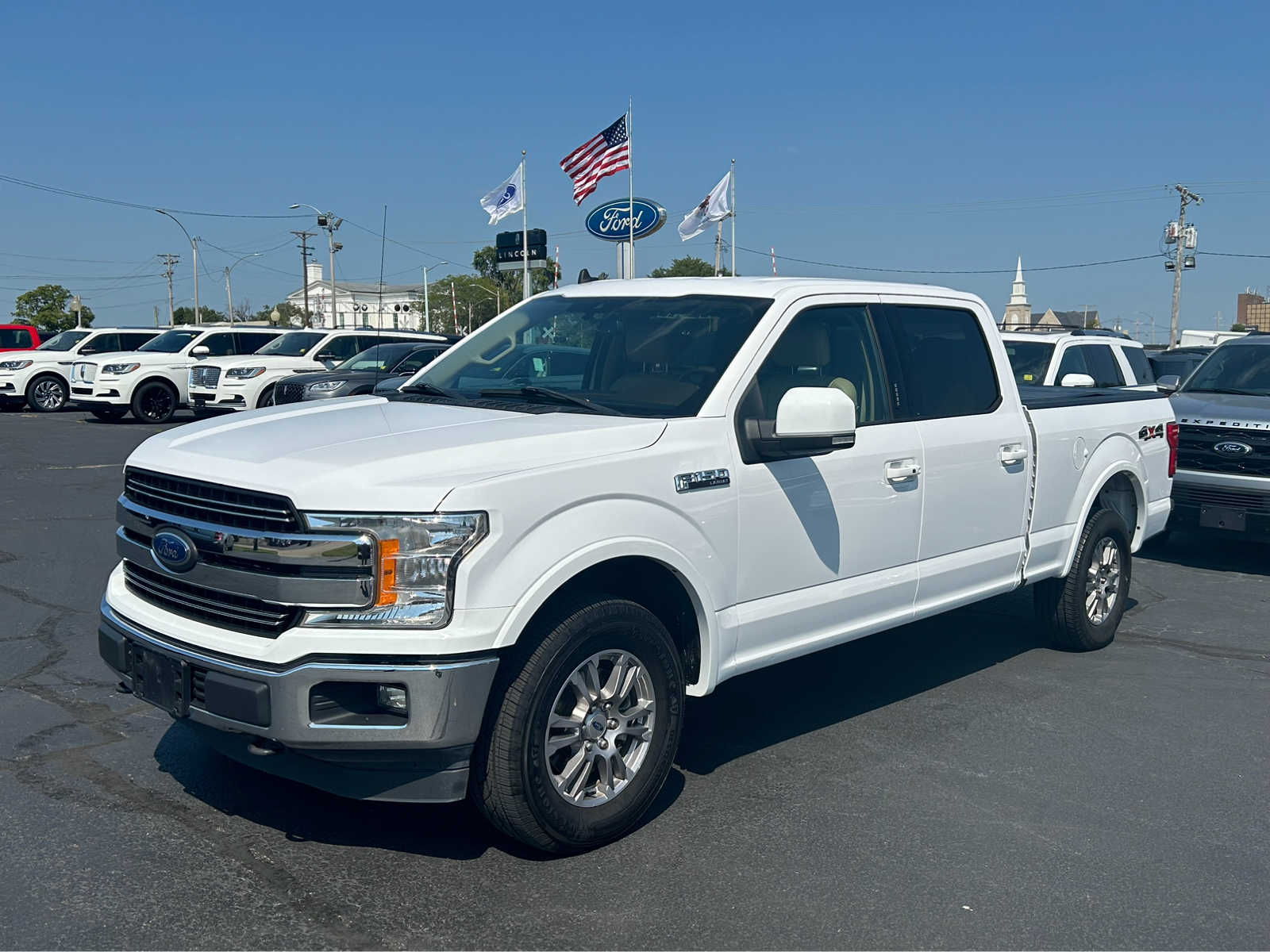 Used 2019 Ford F-150 Lariat with VIN 1FTFW1E5XKKE40298 for sale in Mount Vernon, IL