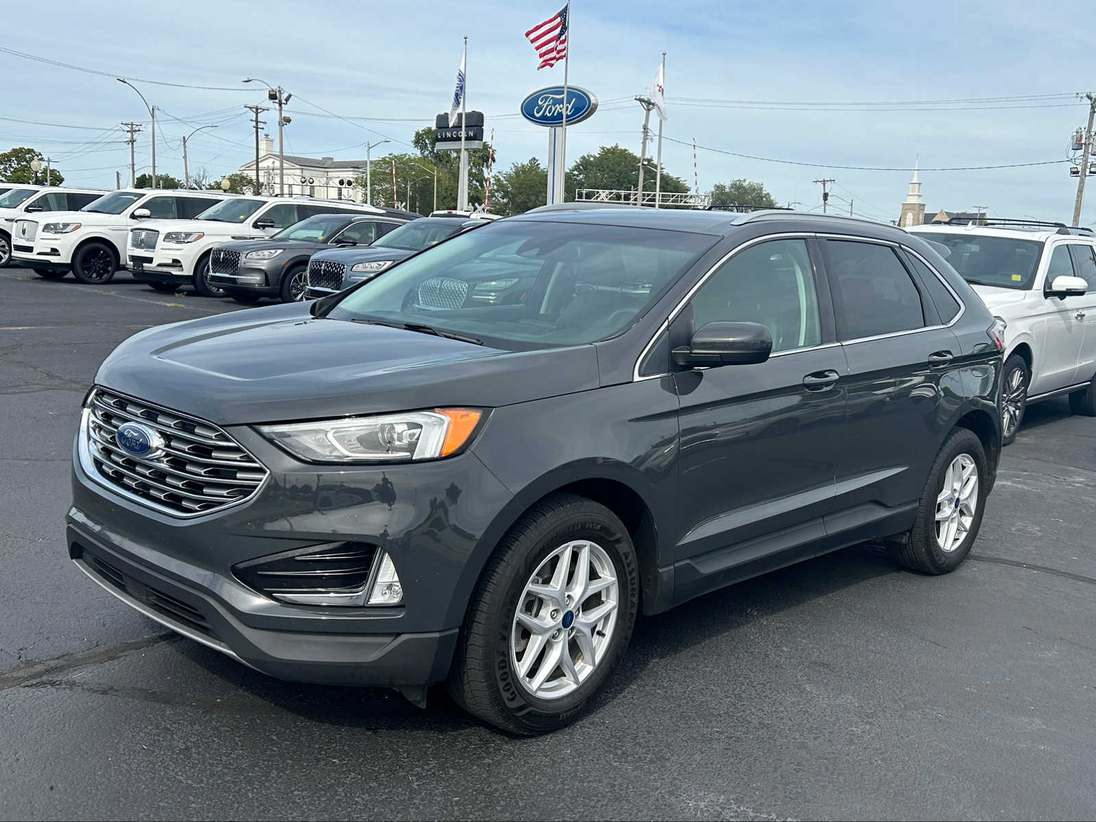 Used 2021 Ford Edge SEL with VIN 2FMPK4J97MBA55753 for sale in Mount Vernon, IL