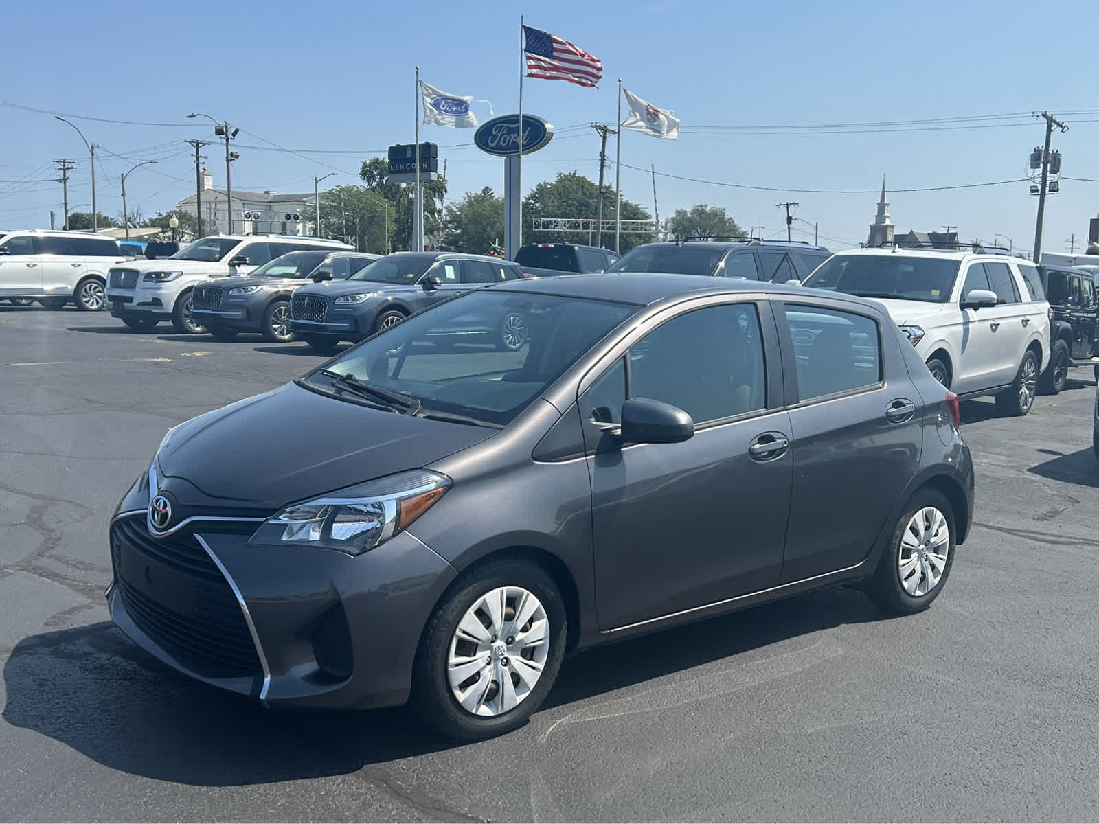 Used 2015 Toyota Yaris L with VIN VNKKTUD33FA052874 for sale in Mount Vernon, IL