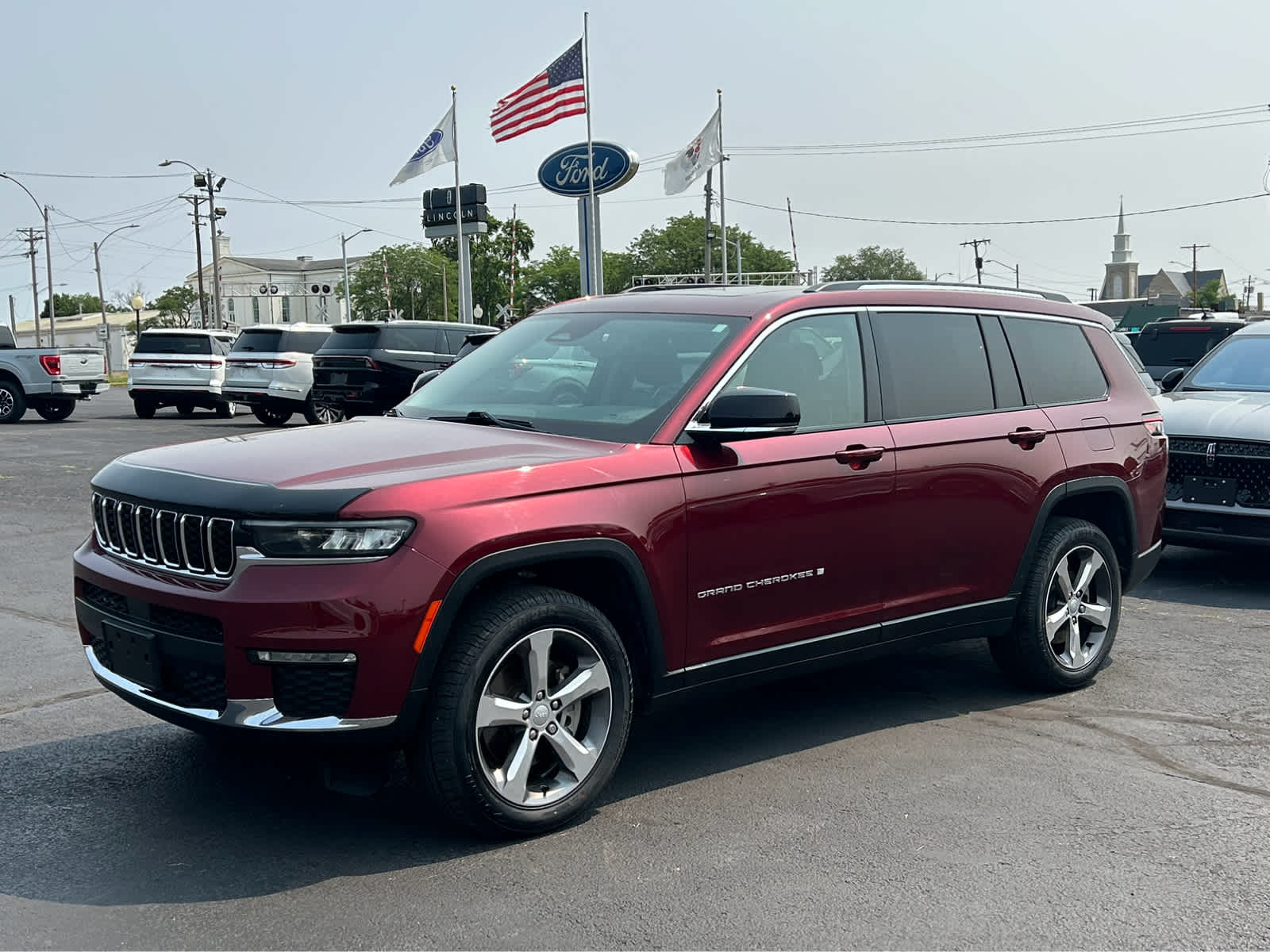Used 2021 Jeep Grand Cherokee L Limited with VIN 1C4RJKBG6M8136599 for sale in Mount Vernon, IL
