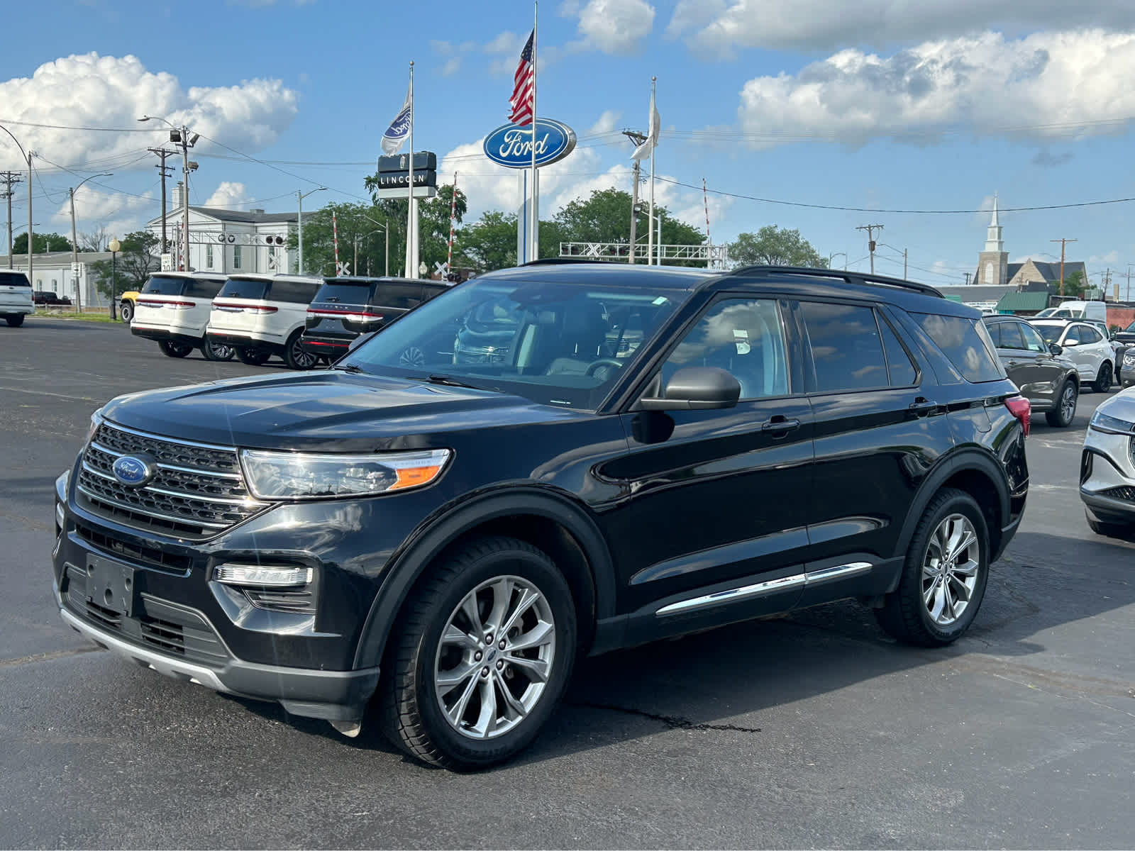 Used 2023 Ford Explorer XLT with VIN 1FMSK8DH6PGA69046 for sale in Mount Vernon, IL