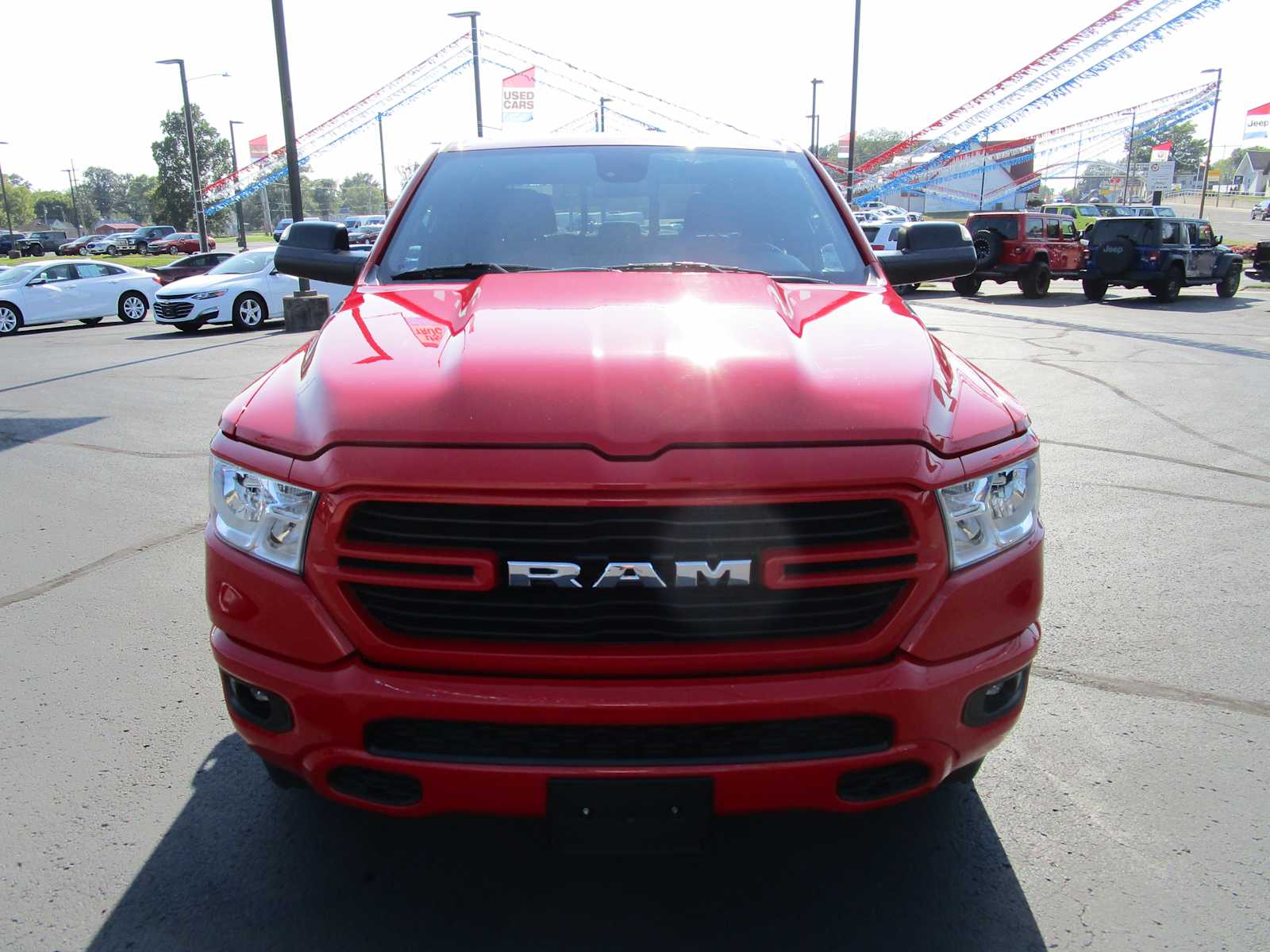 Used 2021 RAM Ram 1500 Pickup Big Horn/Lone Star with VIN 1C6SRFFT5MN826362 for sale in Mount Vernon, IL