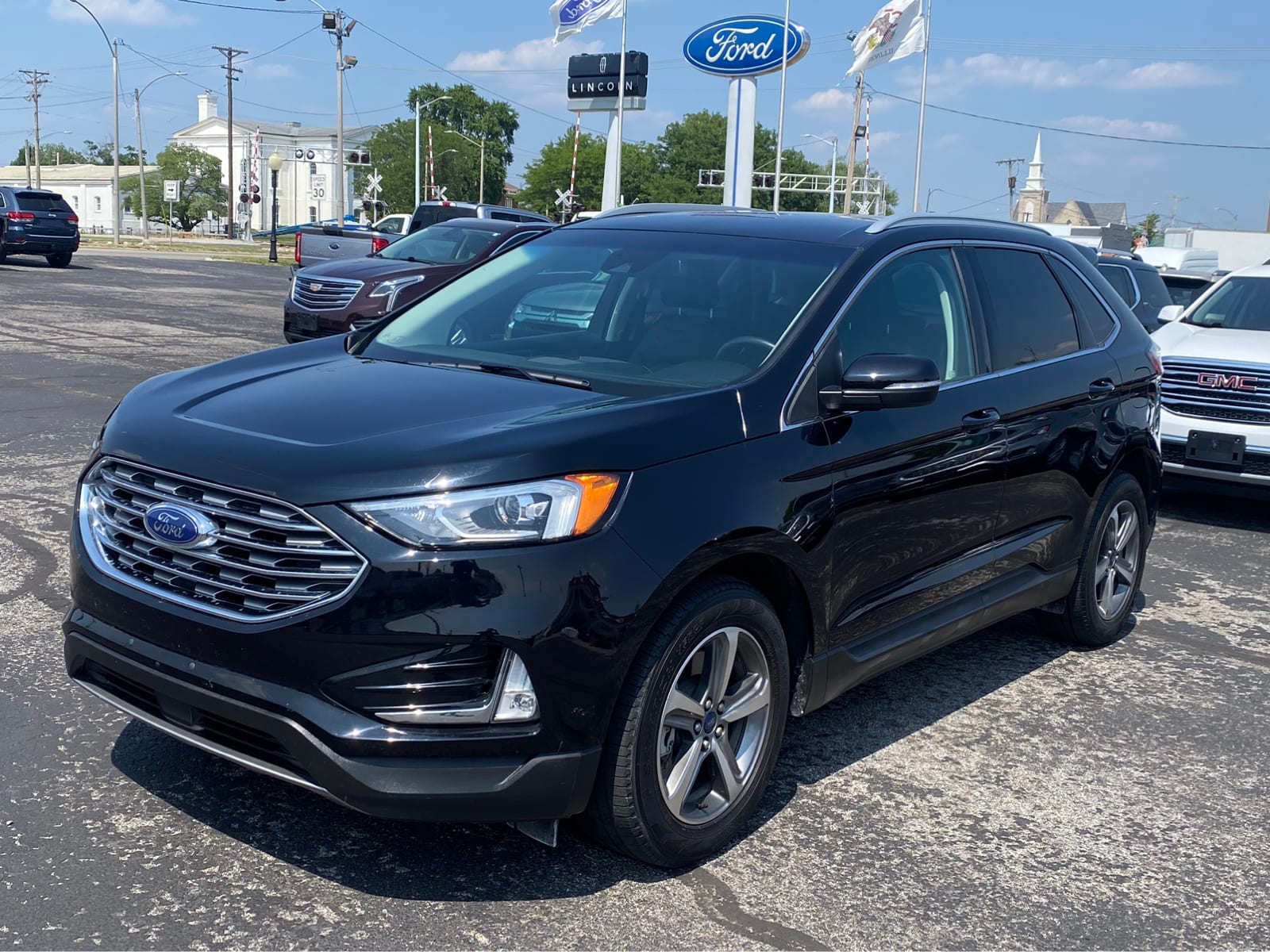 Used 2020 Ford Edge SEL with VIN 2FMPK4J93LBA09576 for sale in Mount Vernon, IL