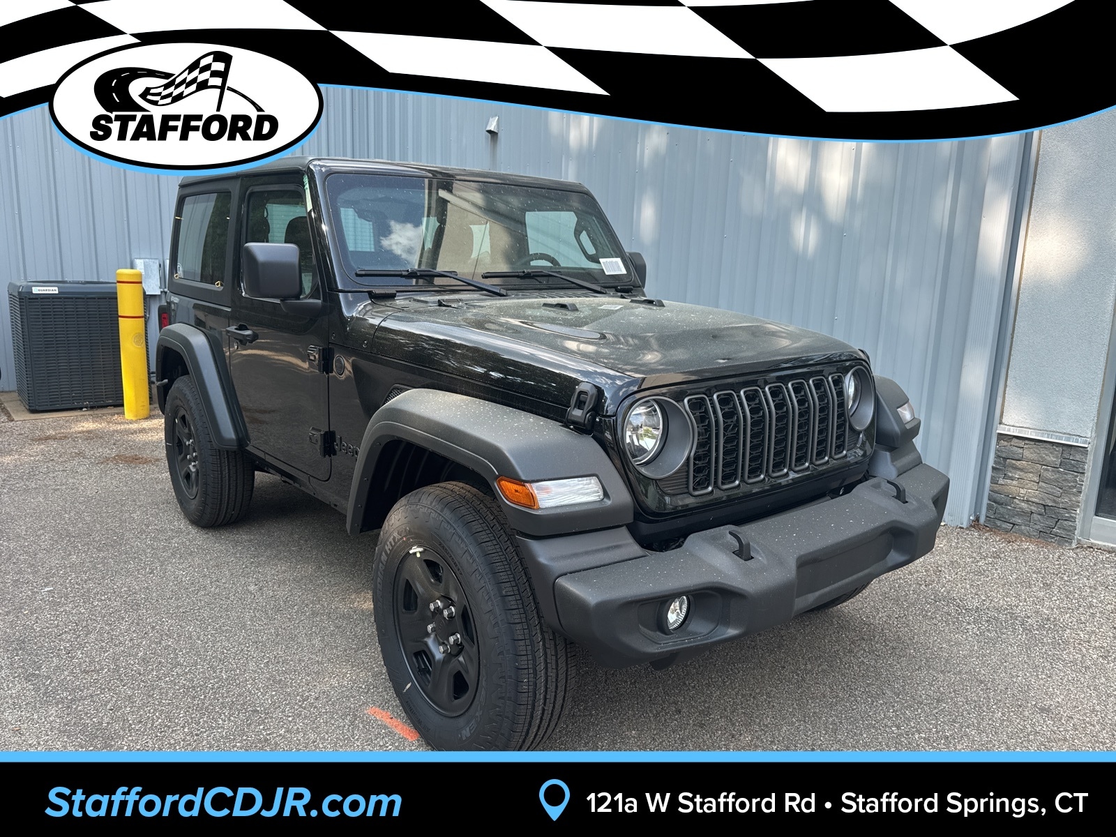 2025 Black Jeep Wrangler 2-DOOR SPORT SUV