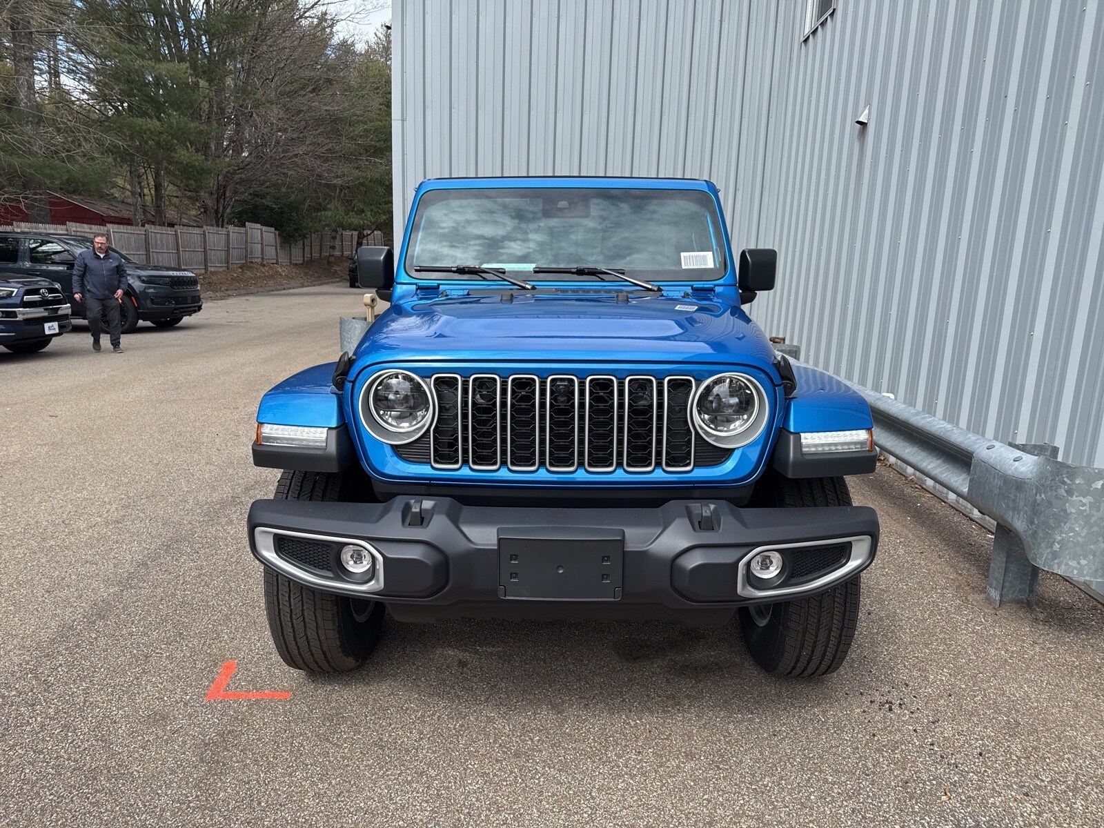2025 Hydro Blue Pearlcoat Jeep Wrangler 4-DOOR SAHARA 4X4 SUV