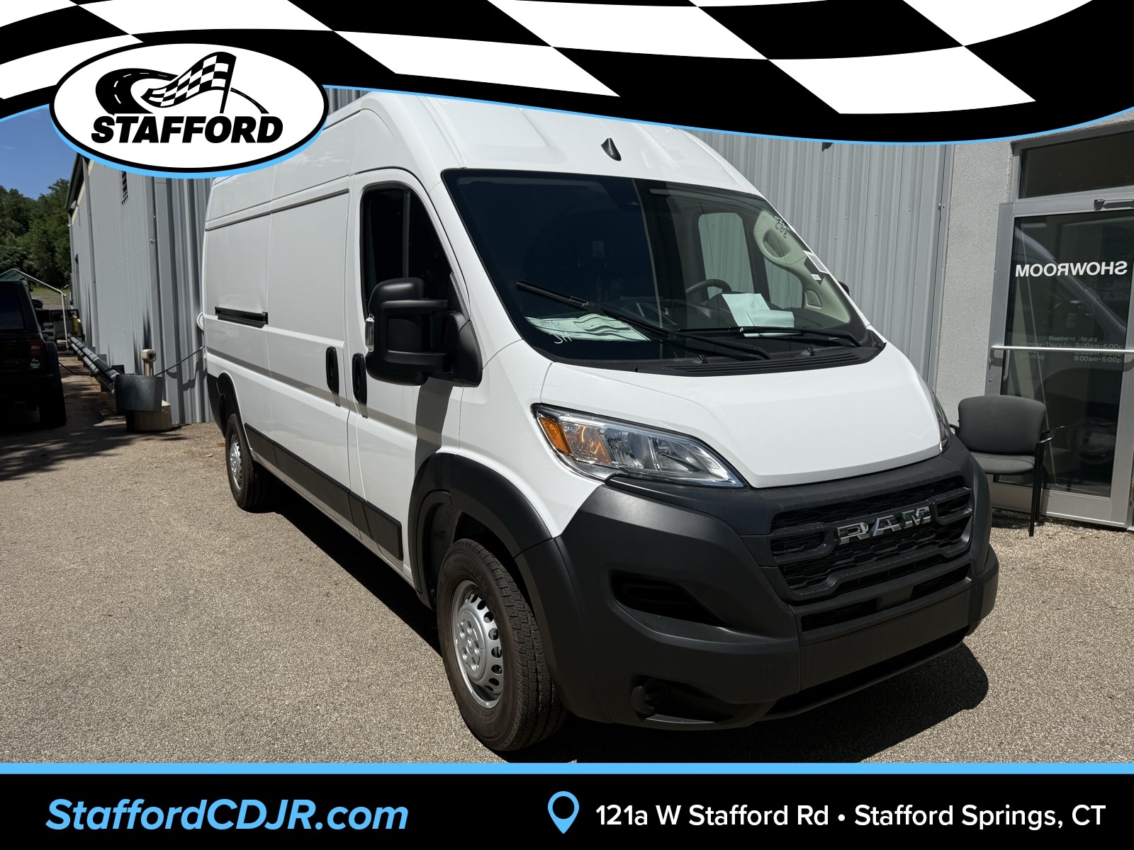 2025 Bright White Ram ProMaster Cargo Van PROMASTER 2500 TRADESMAN CARGO VAN HIGH ROOF 159' Van