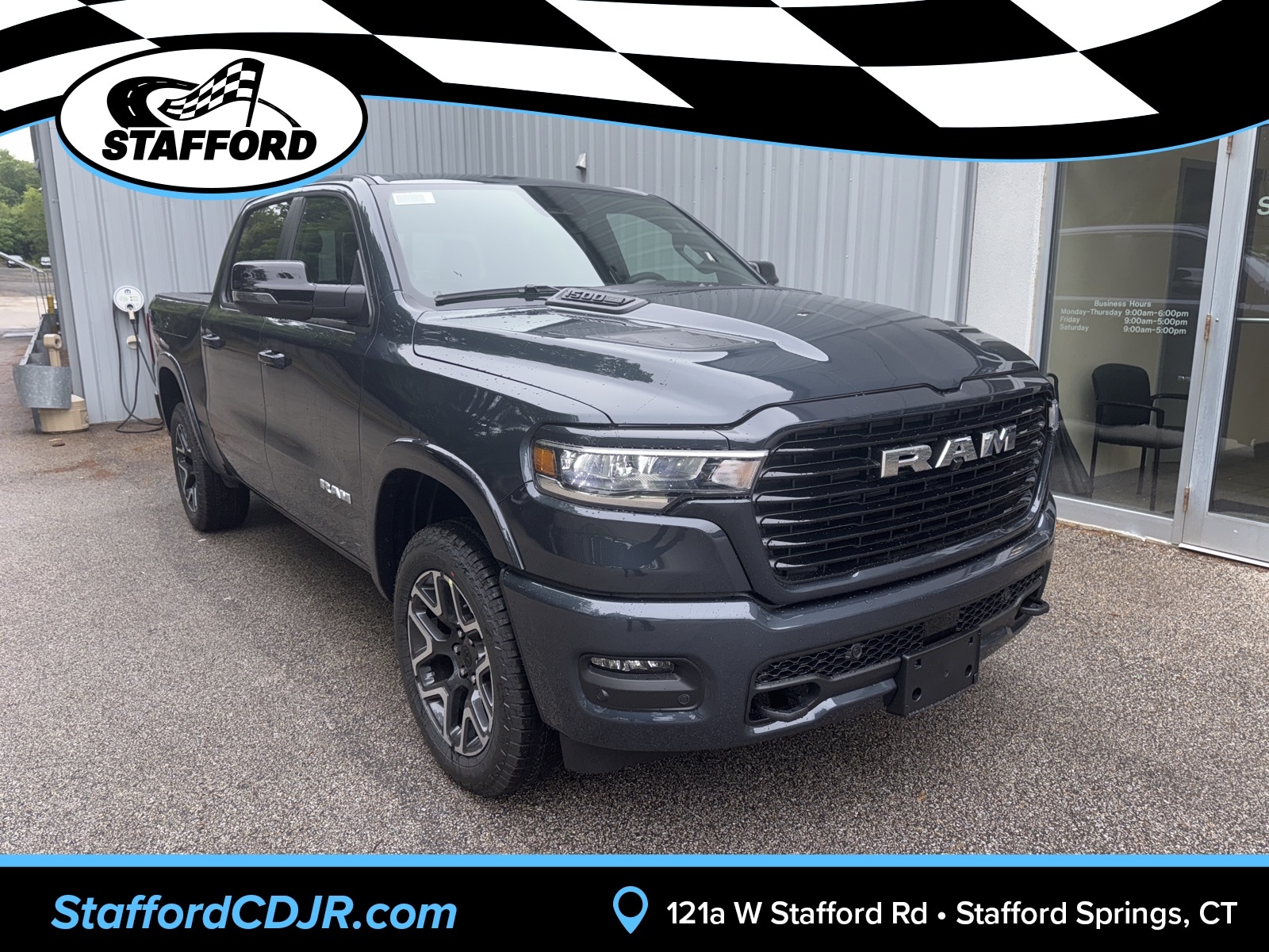 2025 Forged Blue Ram 1500 LARAMIE CREW CAB 4X4 5'7 BOX Truck