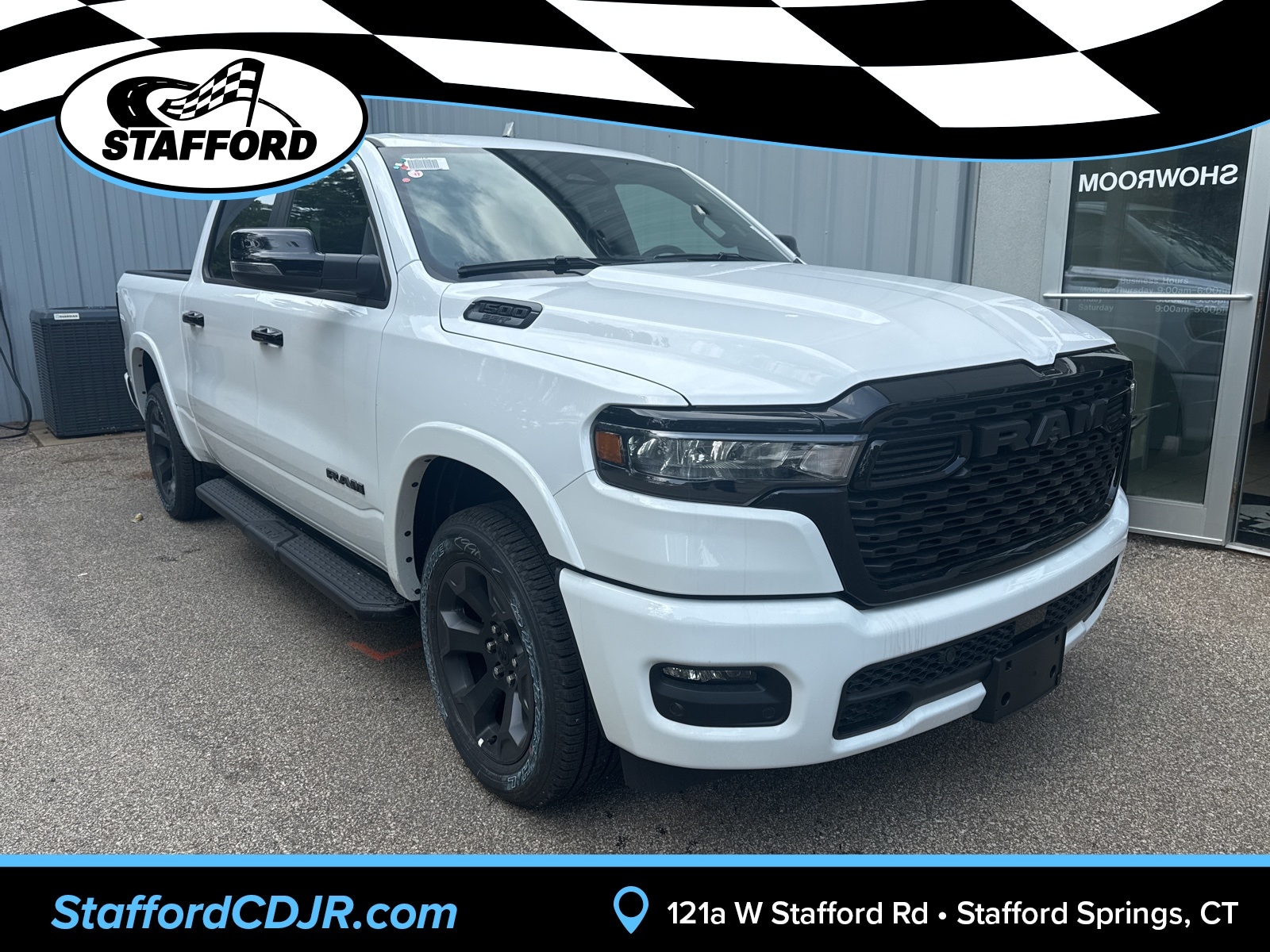 2025 Bright White Ram 1500 BIG HORN CREW CAB 4X4 5'7 BOX Truck