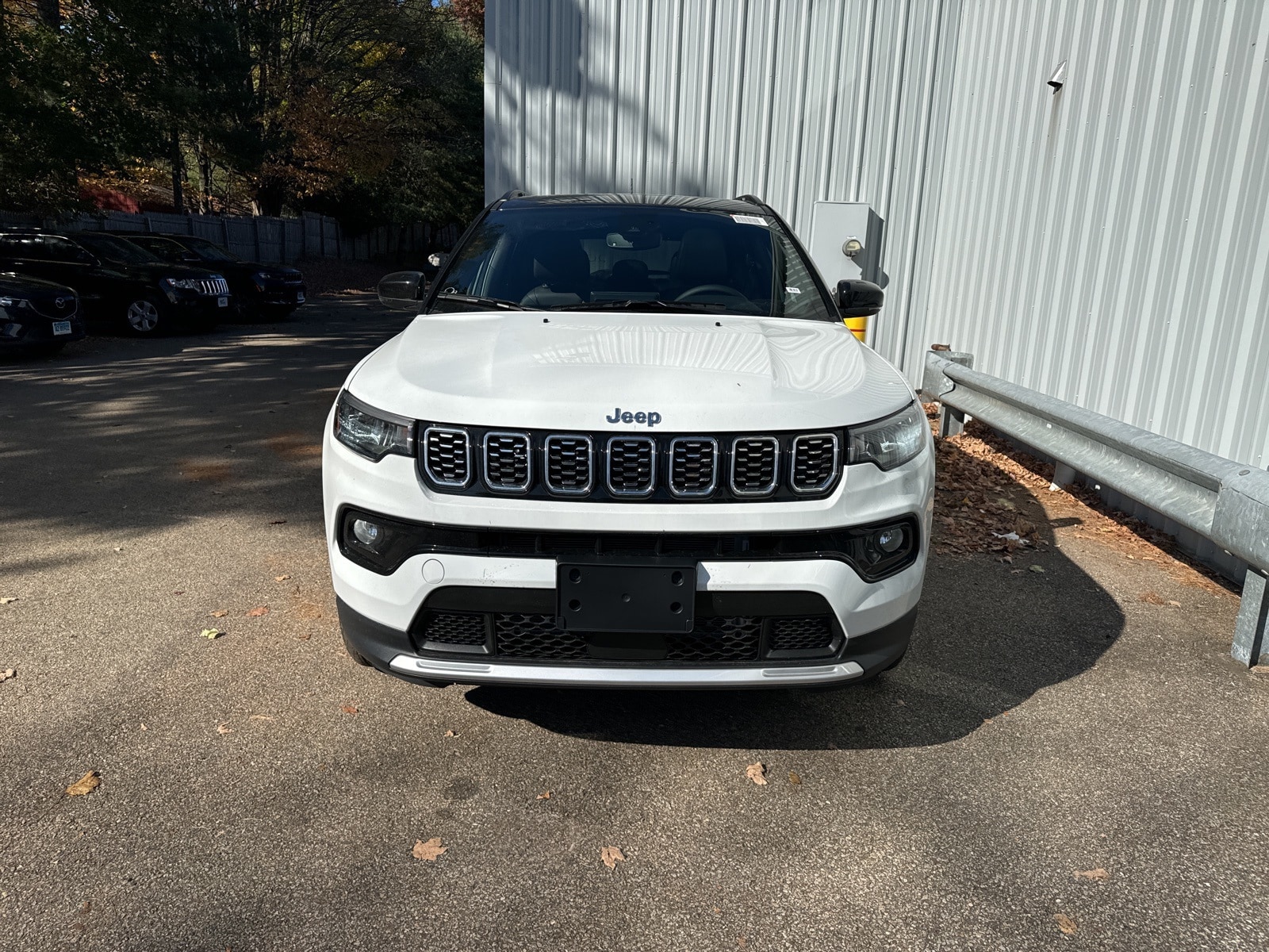 2025 Bright White Jeep Compass LIMITED 4X4 4X4 SUV