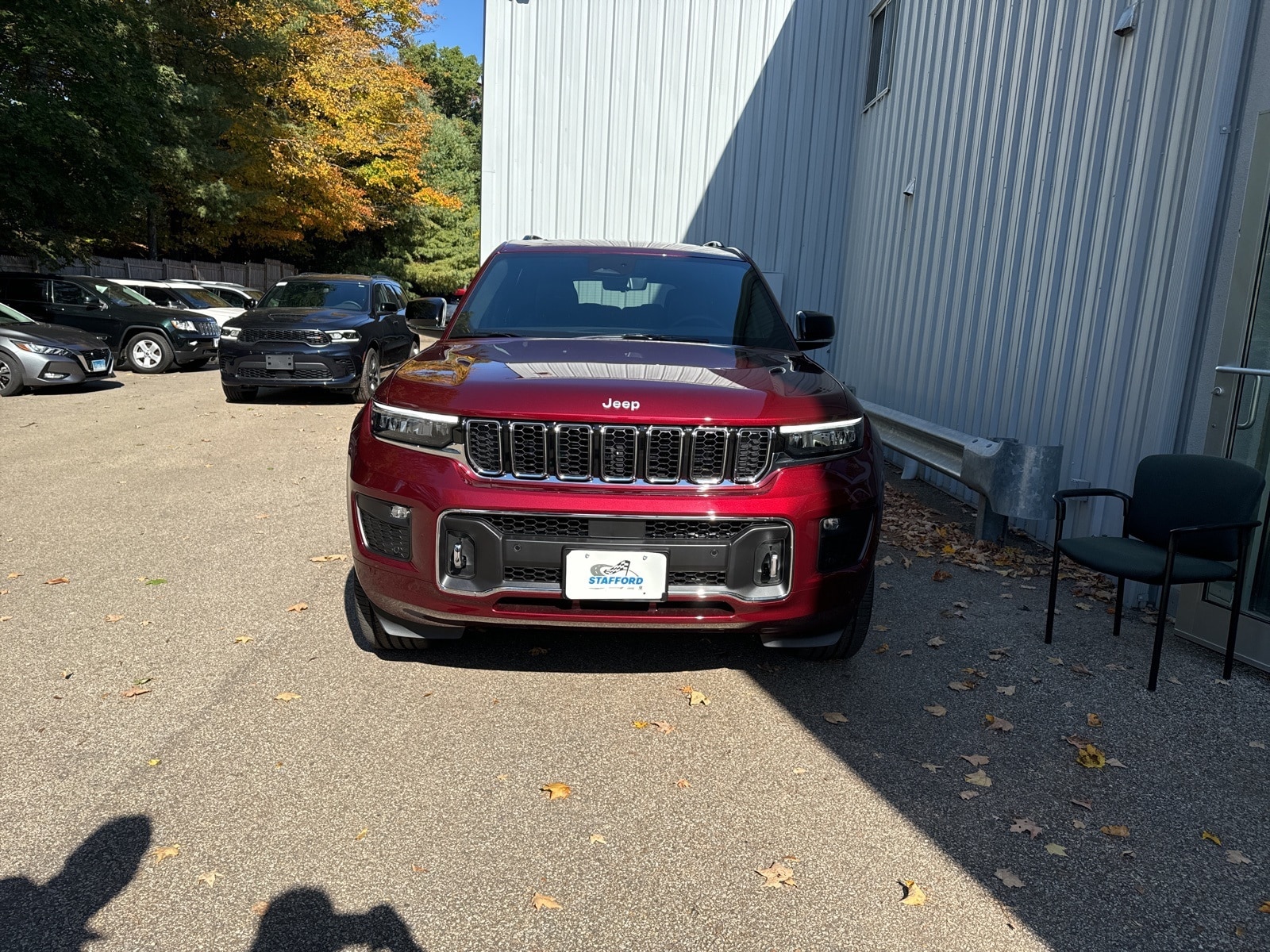 2025 Velvet Red Pearlcoat Jeep Grand Cherokee L OVERLAND 4X4 4X4 SUV