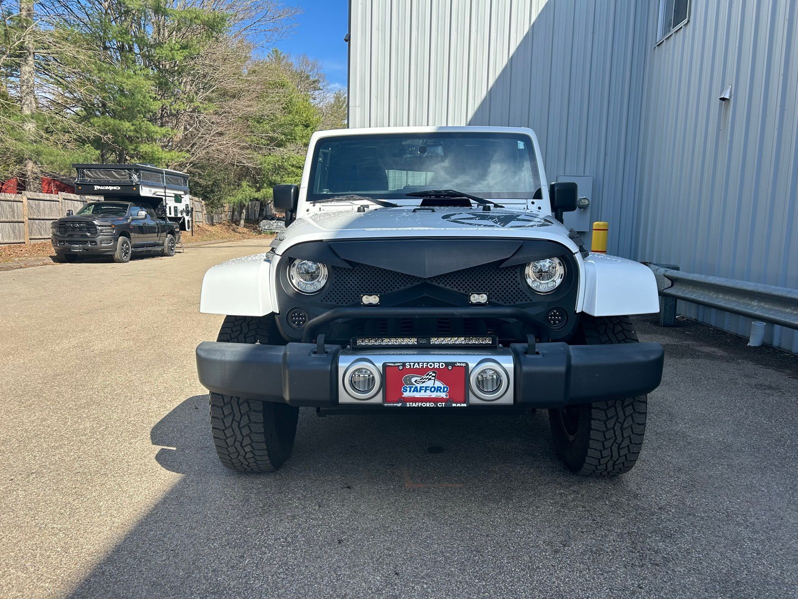 Used 2017 Jeep Wrangler Sahara with VIN 1C4AJWBG2HL655074 for sale in Union, CT
