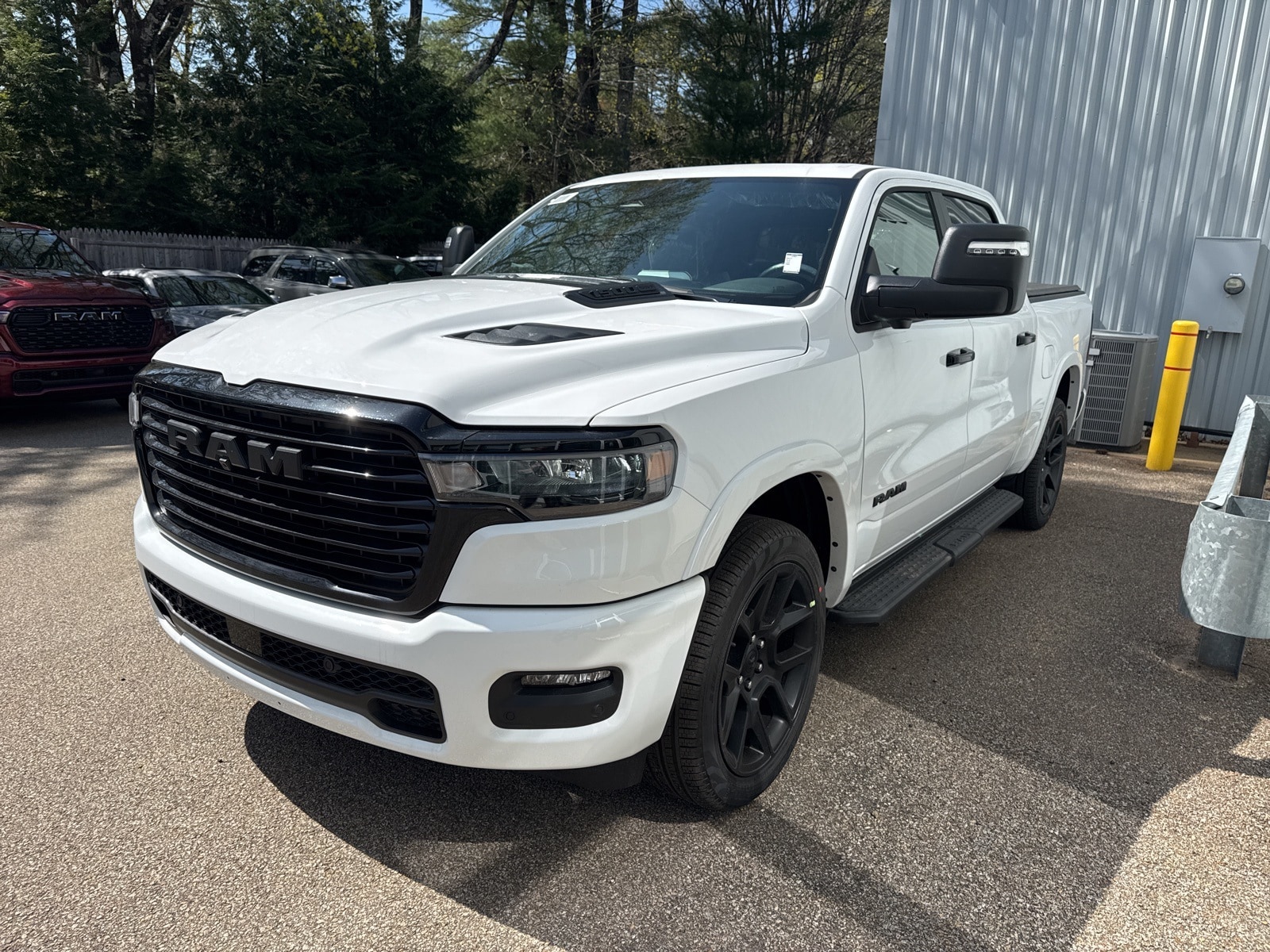 2025 Bright White Ram 1500 LARAMIE CREW CAB 4X4 5'7 BOX 4X4 Truck