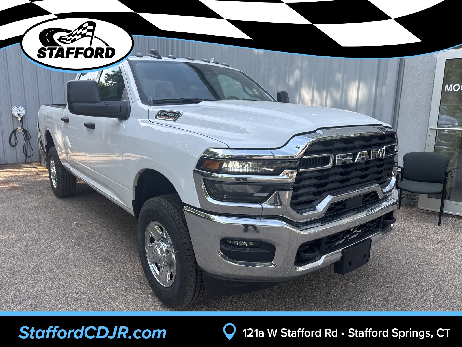 2025 Bright White Ram 2500 TRADESMAN CREW CAB 4X4 6'4 BOX Truck