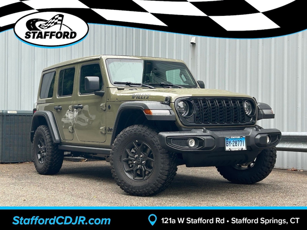 New 2026 Jeep Wrangler 4-DOOR WILLYS Sport Utility