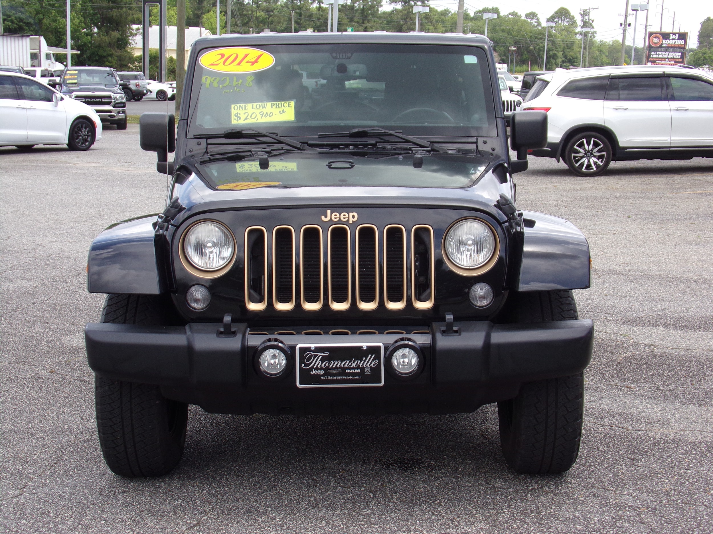 Used 2014 Jeep Wrangler Unlimited Dragon with VIN 1C4HJWEG5EL185497 for sale in Thomasville, GA