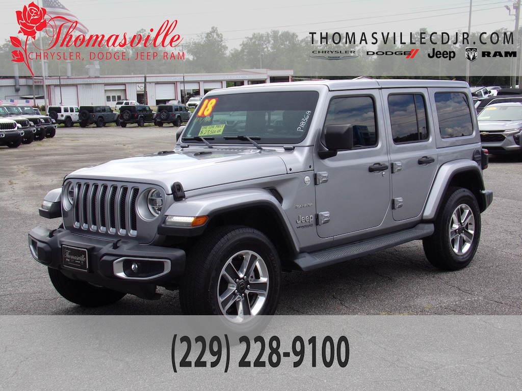 Certified 2018 Jeep Wrangler Unlimited Sahara Sahara 4x4