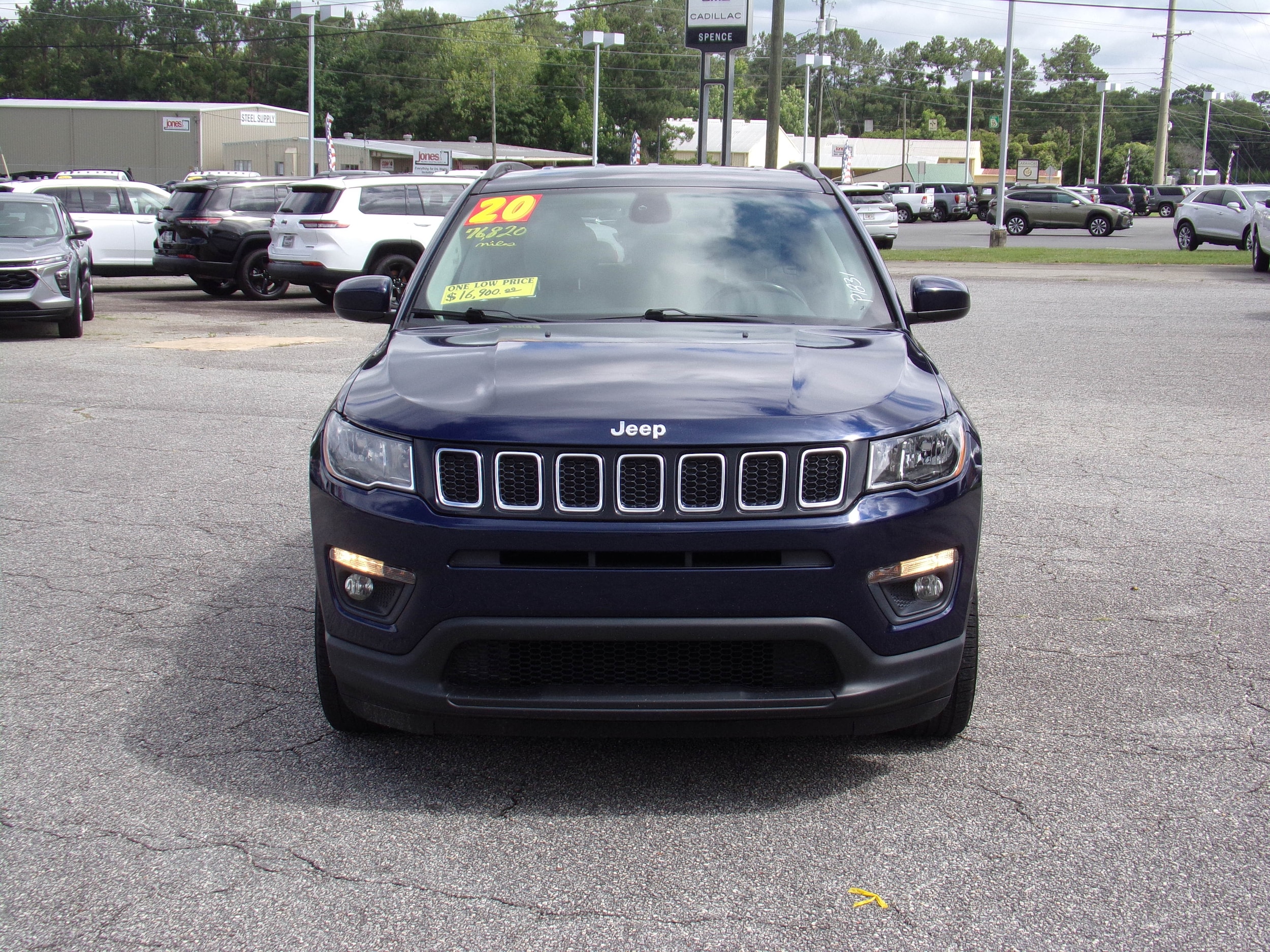 Certified 2020 Jeep Compass Latitude with VIN 3C4NJCBB3LT198714 for sale in Thomasville, GA