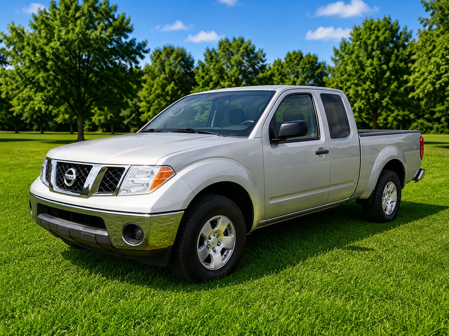 Silver 2008 Nissan Frontier Pickup Truck 4X2 Automatic