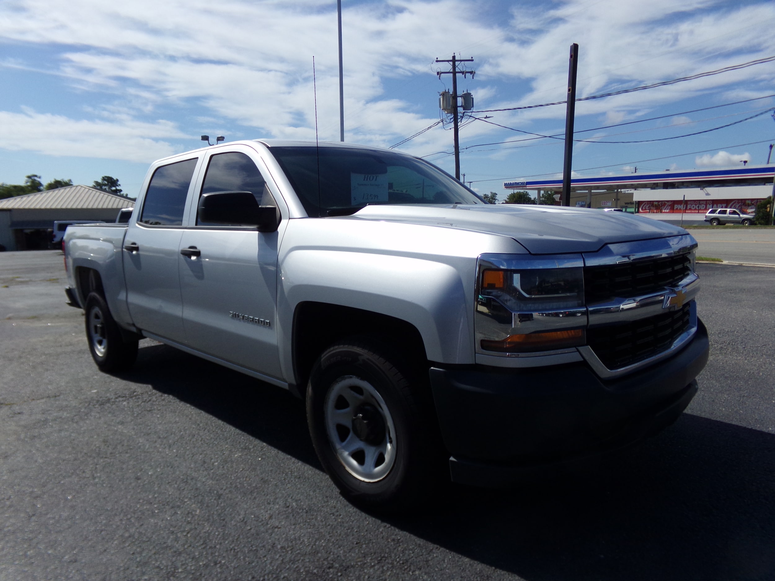Used 2018 Chevrolet Silverado 1500 Work Truck 1WT with VIN 3GCPCNEH3JG234745 for sale in Cairo, GA