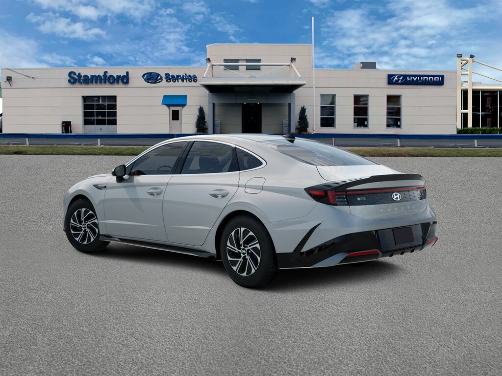 New 2026 Hyundai Sonata Hybrid Blue Sedan