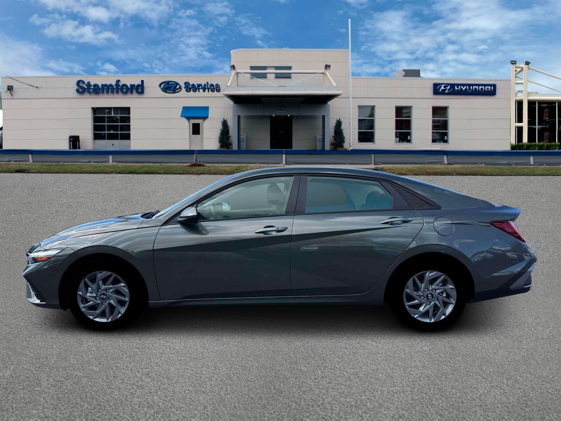 2026 Hyundai Elantra Hybrid Blue photo 3