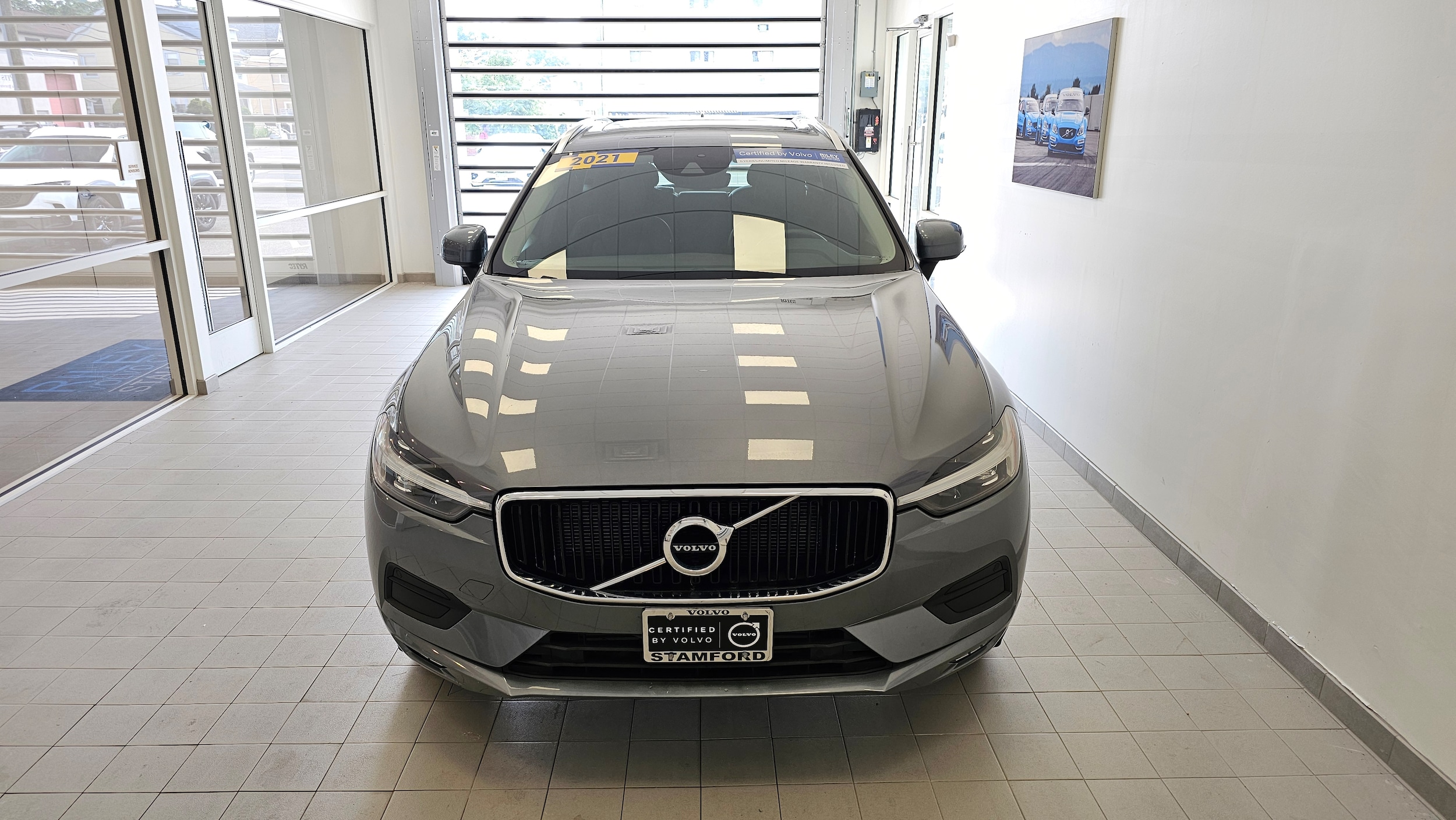 Certified 2021 Volvo XC60 Momentum with VIN YV4102RKXM1869643 for sale in Stamford, CT