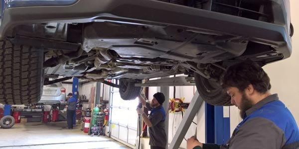 Vehicle inspection and tire rotation